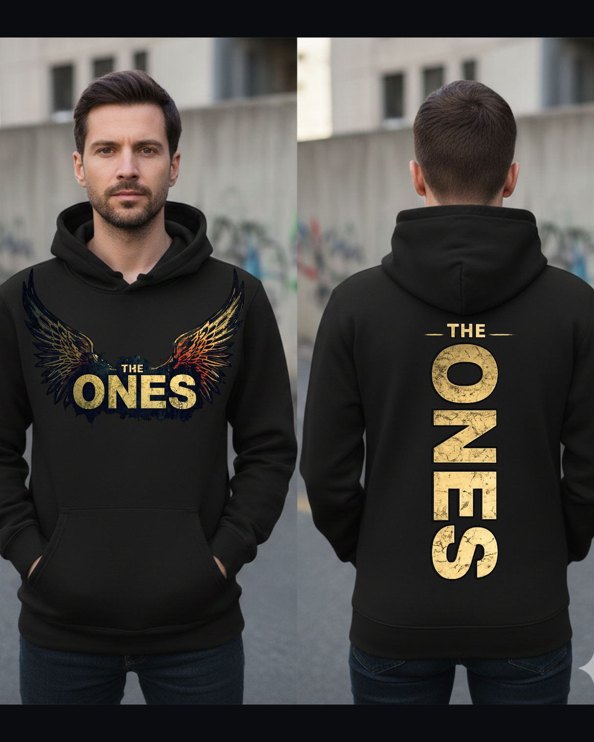 Les Ailes du Démon | Sweat à Capuche