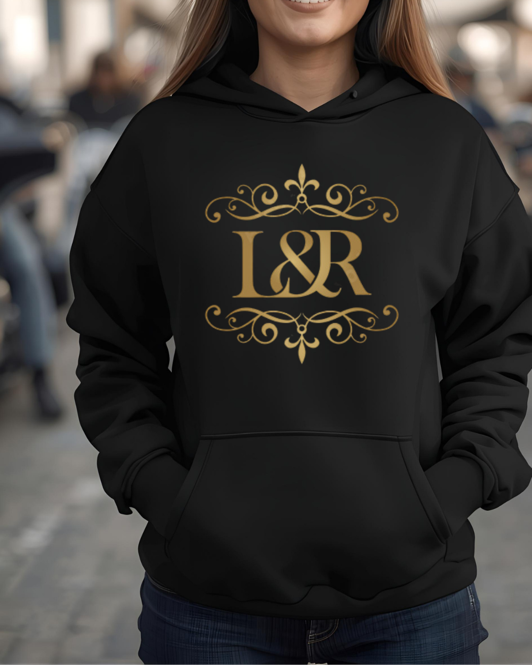 sweat à capuche G&D