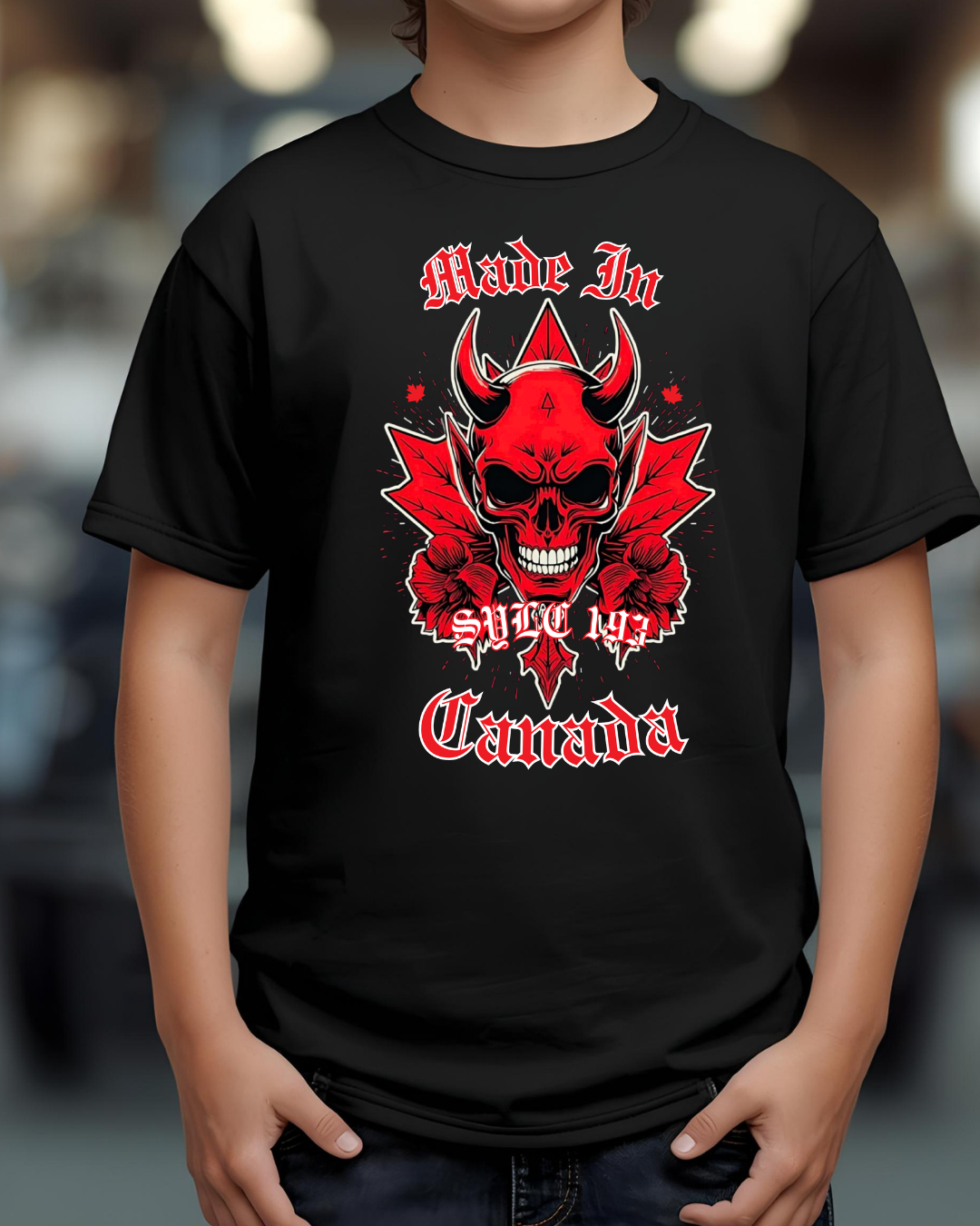 t-shirt pour jeune - Fabriqué au Canada