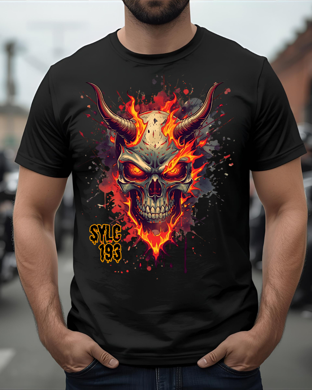tee-fire skull
