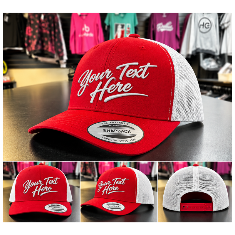 Custom Hat | Embroidered | Text Only