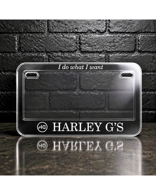 Licence Plate Frame | Harley G's | Motorcycle